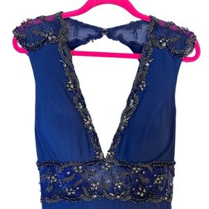 Mac Douggal Beaded Gown. Size 16.